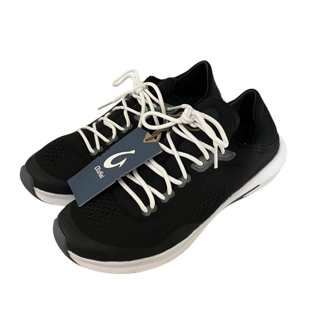 Olukai Women's Kaholo Athletic Shoes Black NWT Size 9.5 $130 - Picture 8 of 12